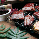 Raspberry Glazed Lamb Ribs