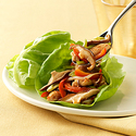Shiitake and Chicken Lettuce Wraps